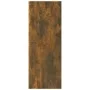 Smoked oak plywood console table 105x30x80 cm by vidaXL, Side tables - Ref: Foro24-815939, Price: 40,96 €, Discount: %