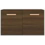 Eichenbrauner Wandschrank aus Holzwerkstoff, 60 x 36,5 x 35 cm von vidaXL, Schließfächer und Lagerschränke - Ref: Foro24-8175...