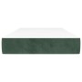 Dunkelgrüne Taschenfederkernmatratze aus Samt, 90 x 190 x 20 cm von vidaXL, Matratzen - Ref: Foro24-347711, Preis: 123,66 €, ...