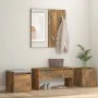 Flurmöbel-Set aus geräuchertem Eichensperrholz von vidaXL, Kleiderschränke - Ref: Foro24-3120200, Preis: 124,25 €, Rabatt: %
