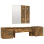 Flurmöbel-Set aus geräuchertem Eichensperrholz von vidaXL, Kleiderschränke - Ref: Foro24-3120200, Preis: 129,39 €, Rabatt: %
