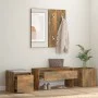 Flurmöbel-Set aus geräuchertem Eichensperrholz von vidaXL, Kleiderschränke - Ref: Foro24-3120200, Preis: 124,25 €, Rabatt: %
