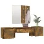 Flurmöbel-Set aus geräuchertem Eichensperrholz von vidaXL, Kleiderschränke - Ref: Foro24-3120200, Preis: 124,25 €, Rabatt: %
