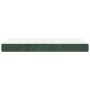 Colchón muelles ensacados terciopelo verde oscuro 90x190x20 cm de vidaXL, Colchones - Ref: Foro24-347711, Precio: 123,66 €, D...