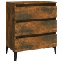 Smoked oak plywood sideboard 60x35x69 cm by vidaXL, Sideboards - Ref: Foro24-815807, Price: 64,14 €, Discount: %