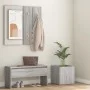 Sonoma grau Sperrholz Eingangshalle Möbel-Set von vidaXL, Kleiderschränke - Ref: Foro24-3120198, Preis: 102,00 €, Rabatt: %