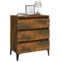 Sideboard aus geräuchertem Eichensperrholz, 60 x 35 x 69 cm von vidaXL, Sideboards - Ref: Foro24-815807, Preis: 64,19 €, Raba...