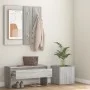 Sonoma grau Sperrholz Eingangshalle Möbel-Set von vidaXL, Kleiderschränke - Ref: Foro24-3120198, Preis: 102,00 €, Rabatt: %