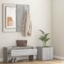 Sonoma grau Sperrholz Eingangshalle Möbel-Set von vidaXL, Kleiderschränke - Ref: Foro24-3120198, Preis: 104,99 €, Rabatt: %