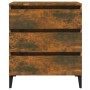 Sideboard aus geräuchertem Eichensperrholz, 60 x 35 x 69 cm von vidaXL, Sideboards - Ref: Foro24-815807, Preis: 64,19 €, Raba...