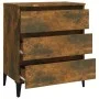 Sideboard aus geräuchertem Eichensperrholz, 60 x 35 x 69 cm von vidaXL, Sideboards - Ref: Foro24-815807, Preis: 63,39 €, Raba...