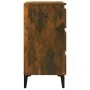 Sideboard aus geräuchertem Eichensperrholz, 60 x 35 x 69 cm von vidaXL, Sideboards - Ref: Foro24-815807, Preis: 63,39 €, Raba...