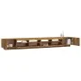 Set de muebles TV con LEDS 3 pzas contrachapada roble ahumado de vidaXL, Muebles TV - Ref: Foro24-3120176, Precio: 156,48 €, ...