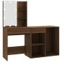 Dresser with LED lights and brown oak plywood wardrobe by vidaXL, Bedroom Dressers - Ref: Foro24-3120187, Price: 149,97 €, Di...