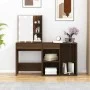 Dresser with LED lights and brown oak plywood wardrobe by vidaXL, Bedroom Dressers - Ref: Foro24-3120187, Price: 149,97 €, Di...