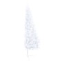 Half Christmas tree with lights and balls white 180 cm by vidaXL, Christmas trees - Ref: Foro24-3077656, Price: 59,13 €, Disc...