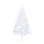 Halber Weihnachtsbaum mit Lichtern und Kugeln weiß 180 cm von vidaXL, Weihnachtsbäume - Ref: Foro24-3077656, Preis: 59,13 €, ...