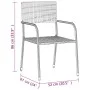 Garten-Essgruppe 3-teilig aus schwarzem synthetischem Rattan von vidaXL, Gartensets - Ref: Foro24-3120086, Preis: 158,33 €, R...