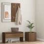 Set de muebles de recibidor madera contrachapada roble marrón de vidaXL, Armarios roperos - Ref: Foro24-3120199, Precio: 107,...