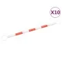 Retractable bars for traffic cones 10 pcs ABS 116-197 cm by vidaXL, Road and traffic signs - Ref: Foro24-153110, Price: 55,53...