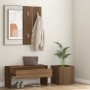 Flurmöbelset aus braunem Eichensperrholz von vidaXL, Kleiderschränke - Ref: Foro24-3120199, Preis: 104,51 €, Rabatt: %