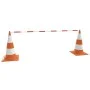 Retractable bars for traffic cones 10 pcs ABS 116-197 cm by vidaXL, Road and traffic signs - Ref: Foro24-153110, Price: 55,53...