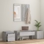 Sonoma grau Sperrholz Eingangshalle Möbel-Set von vidaXL, Kleiderschränke - Ref: Foro24-3120201, Preis: 137,96 €, Rabatt: %