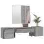 Set de muebles de recibidor madera contrachapada gris Sonoma de vidaXL, Armarios roperos - Ref: Foro24-3120201, Precio: 139,9...