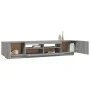 Set muebles TV con LEDs 2 pzas madera contrachapada gris Sonoma de vidaXL, Muebles TV - Ref: Foro24-3120171, Precio: 116,26 €...