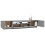TV-Möbelset mit LEDs 2-teilig Sonoma graues Sperrholz von vidaXL, TV-Möbel - Ref: Foro24-3120171, Preis: 118,00 €, Rabatt: %