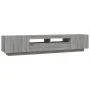 Set muebles TV con LEDs 2 pzas madera contrachapada gris Sonoma de vidaXL, Muebles TV - Ref: Foro24-3120171, Precio: 116,26 €...