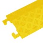 Floor cable protector ramp 2 pcs yellow 98.5 cm by vidaXL, Road and traffic signs - Ref: Foro24-153108, Price: 23,98 €, Disco...