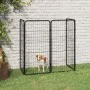 Jaula perros 4 paneles acero recubierto en polvo negro 50x100cm by vidaXL, Dog kennels and fences - Ref: Foro24-171793, Price...