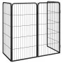 Jaula perros 4 paneles acero recubierto en polvo negro 50x100cm by vidaXL, Dog kennels and fences - Ref: Foro24-171793, Price...