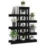 Soporte para plantas madera maciza pino negro 85x25x109,5 cm de vidaXL, Soportes para macetas - Ref: Foro24-822091, Precio: 6...
