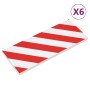 Wall protectors 6 pcs EVA foam red and white 50x20x2 cm by vidaXL, Parking signs and fords - Ref: Foro24-153104, Price: 28,80...