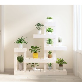 Soporte para plantas madera maciza de pino blanco 92x25x97 cm by vidaXL, Pot stands - Ref: Foro24-822103, Price: 95,19 €, Dis...