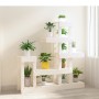 Massives Kiefernholz-Pflanzenregal 92x25x97 cm von vidaXL, Topfständer - Ref: Foro24-822103, Preis: 95,19 €, Rabatt: %
