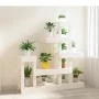 Soporte para plantas madera maciza de pino blanco 92x25x97 cm de vidaXL, Soportes para macetas - Ref: Foro24-822103, Precio: ...
