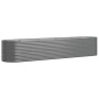 Jardinera arriate acero galvanizado gris 368x80x68 cm