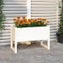 Pflanzgefäß aus massivem Weißkiefernholz, 78 x 40 x 52 cm von vidaXL, Töpfe und Pflanzgefäße - Ref: Foro24-822118, Preis: 66,...