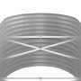 Jardinera arriate acero galvanizado antracita 368x80x68 cm