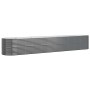 Jardinera arriate acero galvanizado antracita 440x80x68 cm