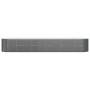 Jardinera arriate acero galvanizado antracita 440x80x68 cm