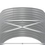 Jardinera arriate acero galvanizado antracita 440x80x68 cm