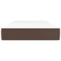 Brown synthetic leather pocket spring mattress 100x200x20 cm by vidaXL, Mattresses - Ref: Foro24-347745, Price: 156,90 €, Dis...
