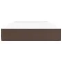 Brown synthetic leather pocket spring mattress 100x200x20 cm by vidaXL, Mattresses - Ref: Foro24-347745, Price: 154,53 €, Dis...