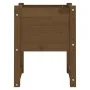 Jardinera madera maciza de pino marrón miel 40x40x52,5 cm de vidaXL, Maceteros y jardineras - Ref: Foro24-822113, Precio: 40,...