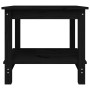 Schwarzer Couchtisch aus massivem Kiefernholz, 50 x 50 x 45 cm von vidaXL, Couchtisch - Ref: Foro24-822281, Preis: 54,34 €, R...