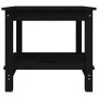 Schwarzer Couchtisch aus massivem Kiefernholz, 50 x 50 x 45 cm von vidaXL, Couchtisch - Ref: Foro24-822281, Preis: 53,30 €, R...